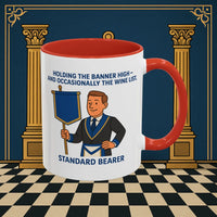 Masonic Mugs - Banner and Barrel - Provincial Standard Bearer Printify