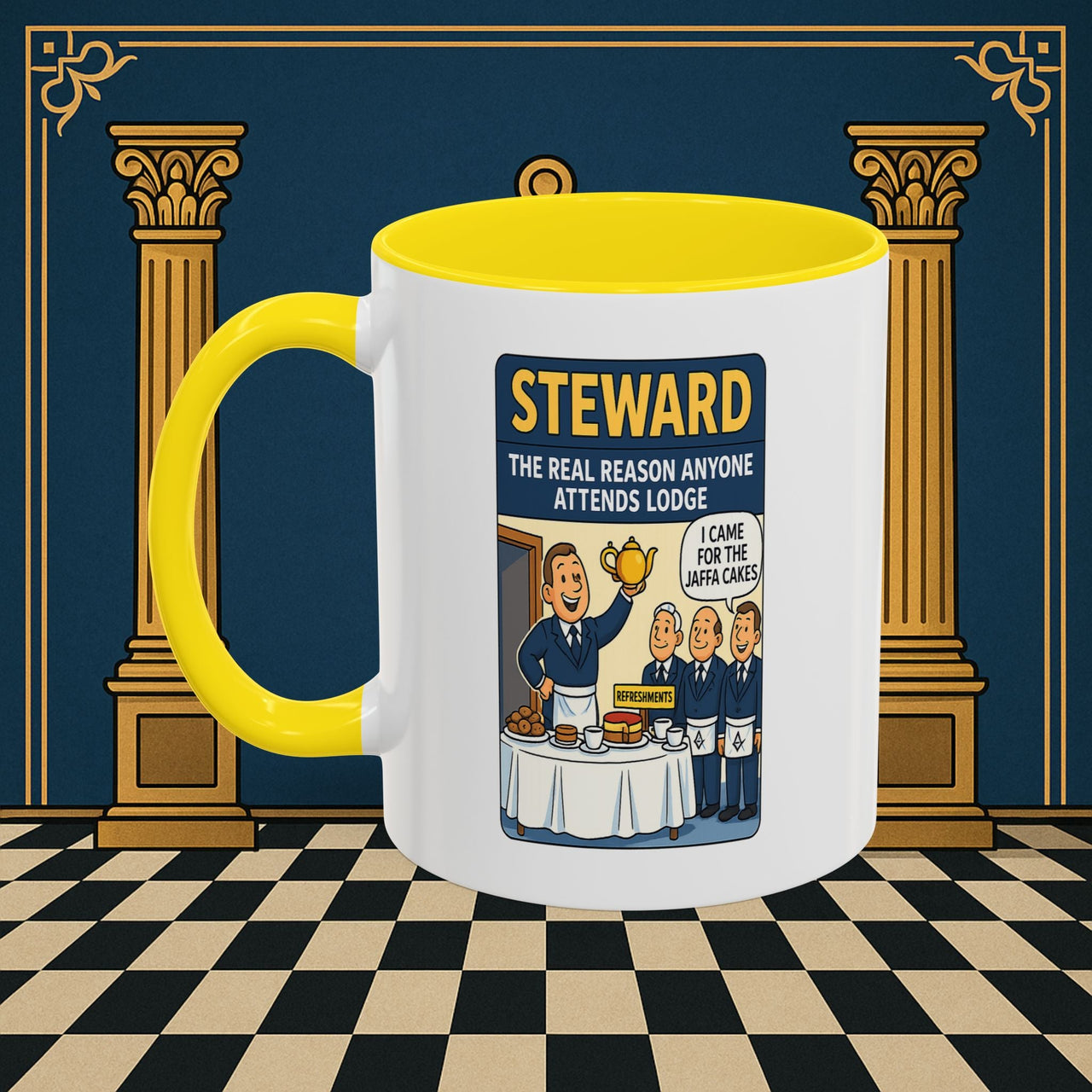 Masonic Mugs - Fraternal Feast - Steward Printify