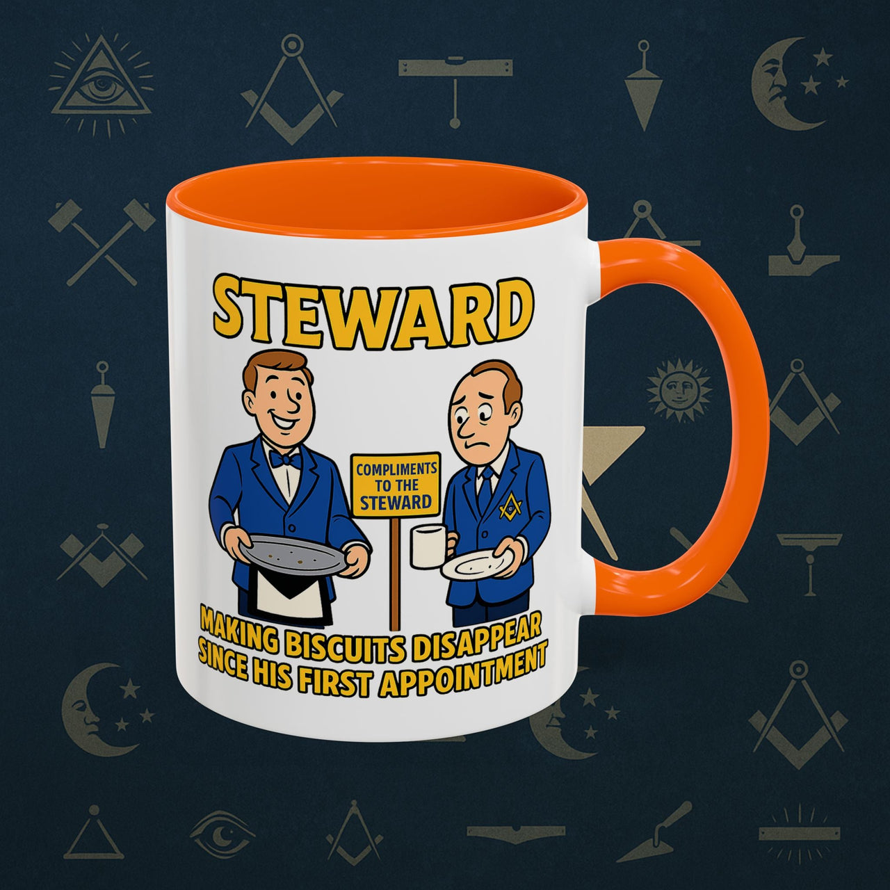 Masonic Mugs - Vanishing Biscuits - Steward Printify
