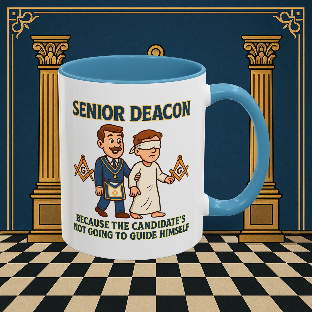 Masonic Mugs - Guiding Light - Senior Deacon Printify