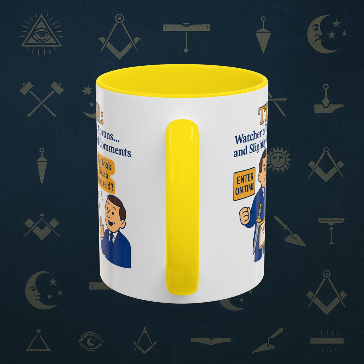 Masonic Mugs - Tyler's Awkward Moment - Tyler Printify