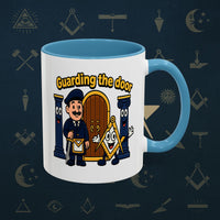 Masonic Mugs - Guarding the Door - Tyler Printify