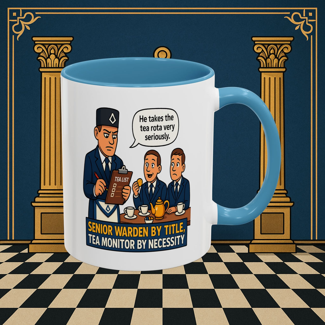 Masonic Mugs - Tea Rota Titans - Senior Warden Printify