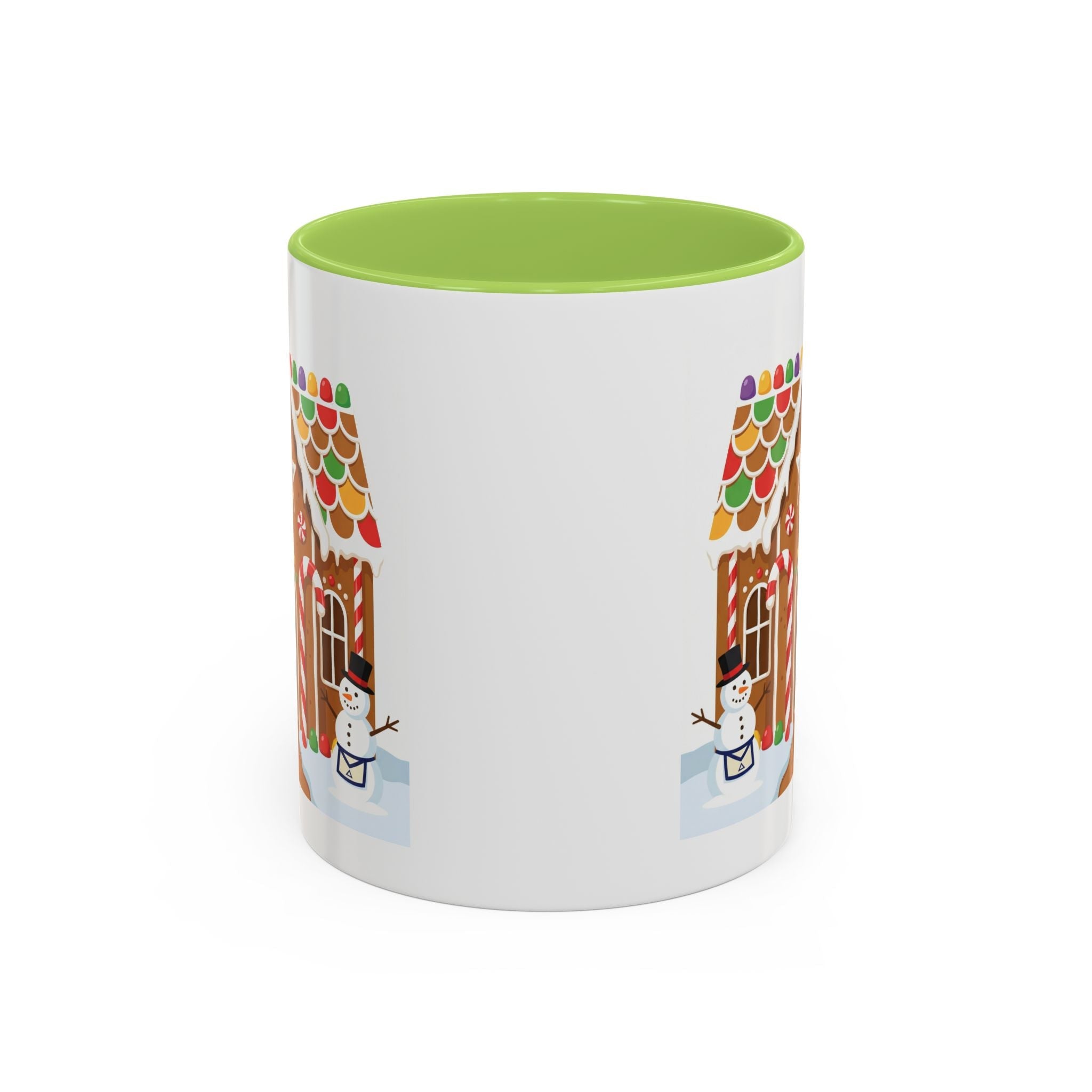 Masonic Gingerbread House — Festive Freemason Holiday Ugly Sweater Design Printify