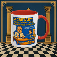 Masonic Mugs - Bureaucratic Bliss - Secretary Printify