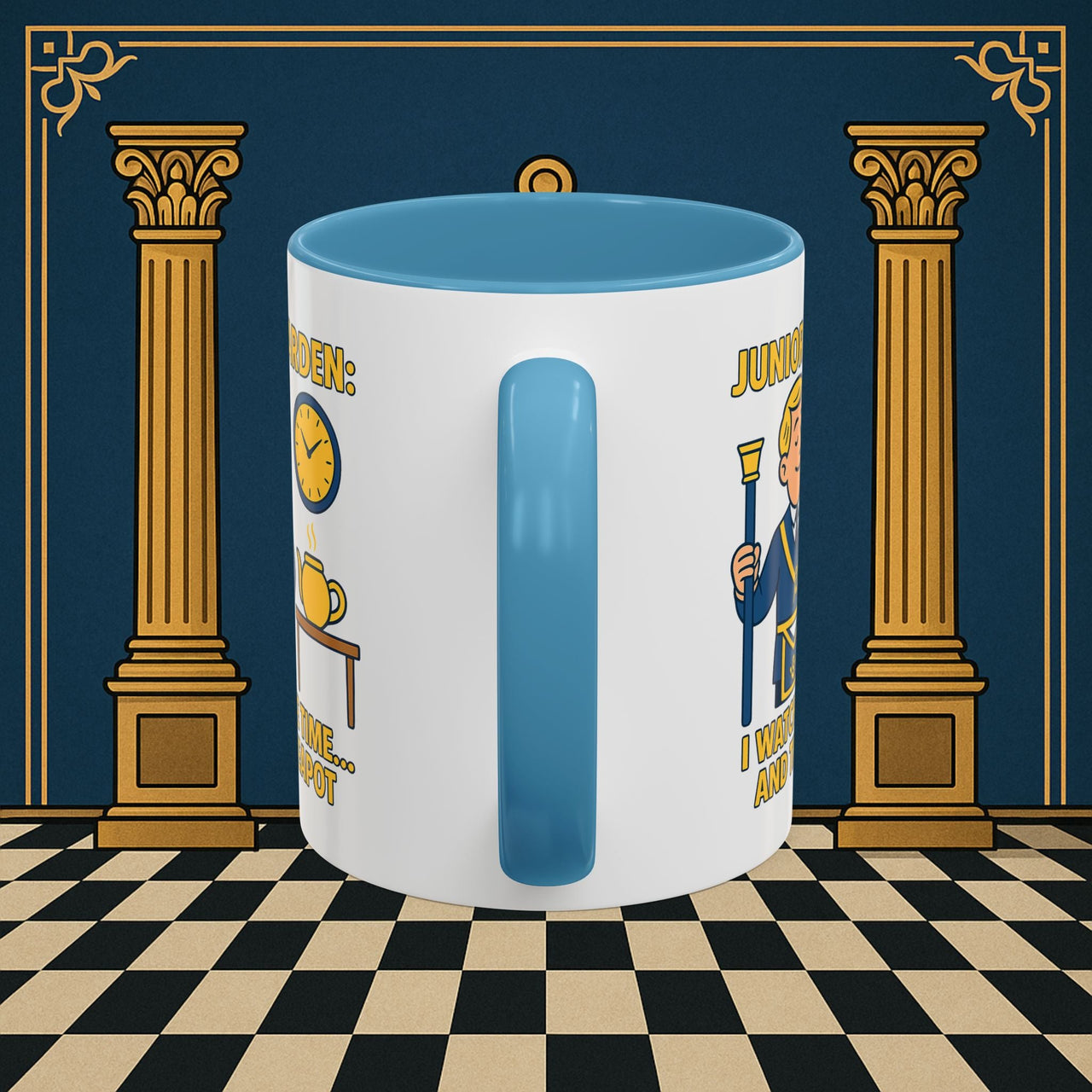 Masonic Mugs - Masonic Moments: Lodge Officer's Tea Time, Junior Warden Printify