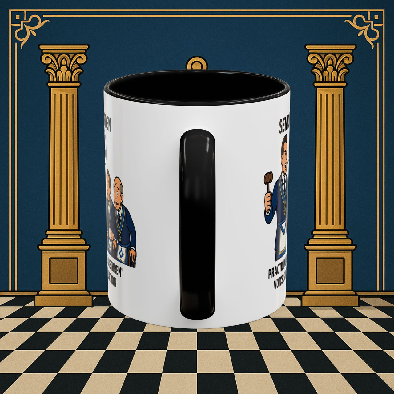 Masonic Mugs - Lodge Leadership - Senior Warden Printify