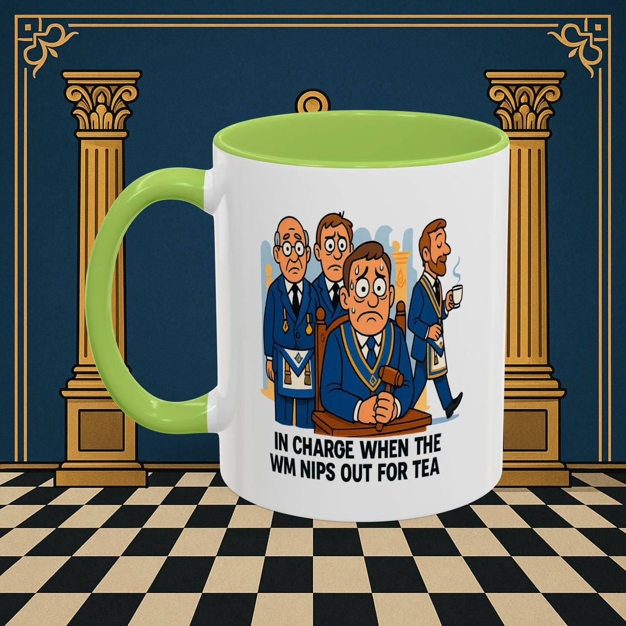 Masonic Mugs - Tea Time Troubles - Senior Warden Printify