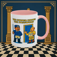 Masonic Mugs - Accent Coloured 11oz Mug - Masonic Mayhem - Inner Guard Printify