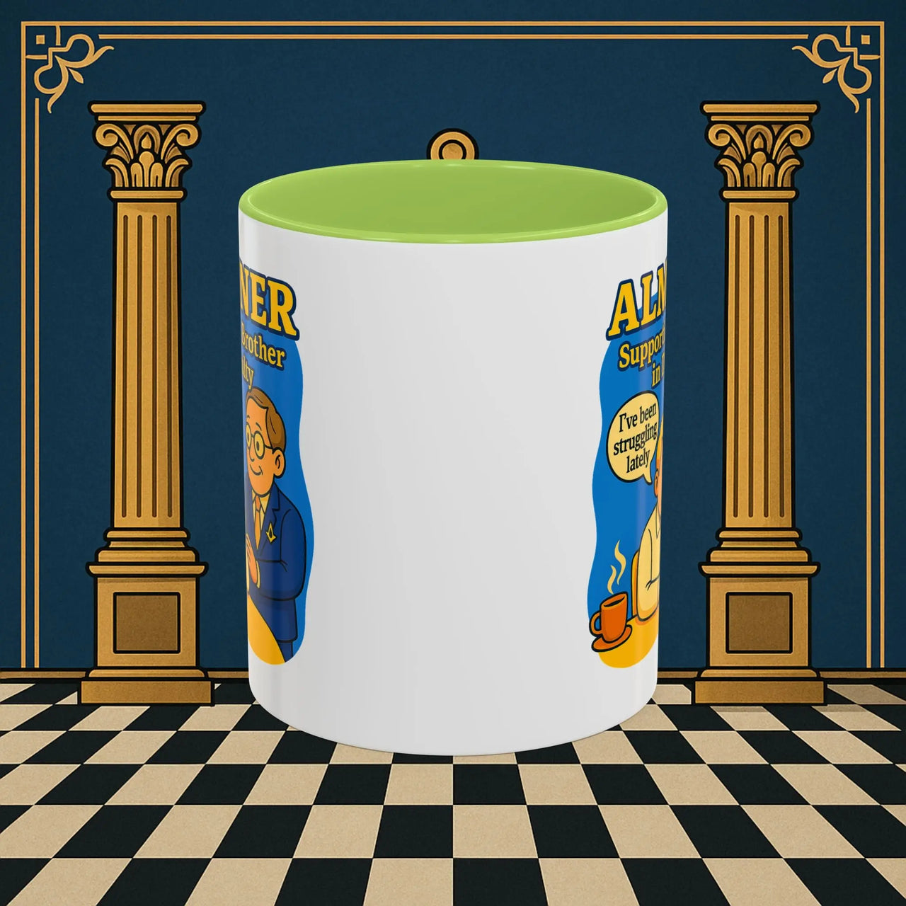 Masonic Mugs - Almoner's Assist - Almoner Printify