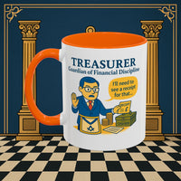 Masonic Mugs - Treasurer's Tally - Treasurer Printify