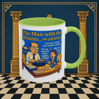 Masonic Mugs - Bureaucratic Blues - Secretary Printify