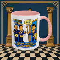 Masonic Mugs - Masonic Mysteries Unveiled: Lodge Leadership Comedy, Junior Deacon Printify