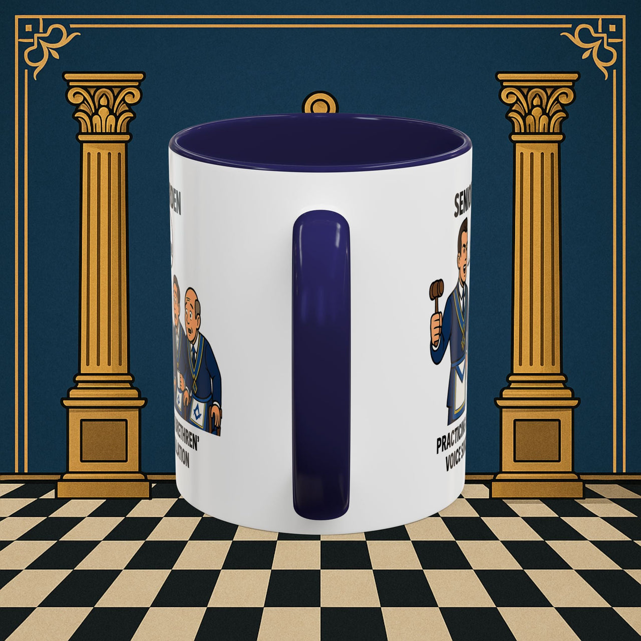 Masonic Mugs - Lodge Leadership - Senior Warden Printify