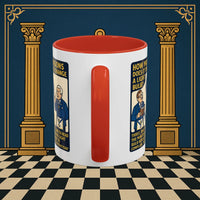 Masonic Mugs Ready to Go – How Many Masons? (Accent Coloured 11oz Mug) Printify