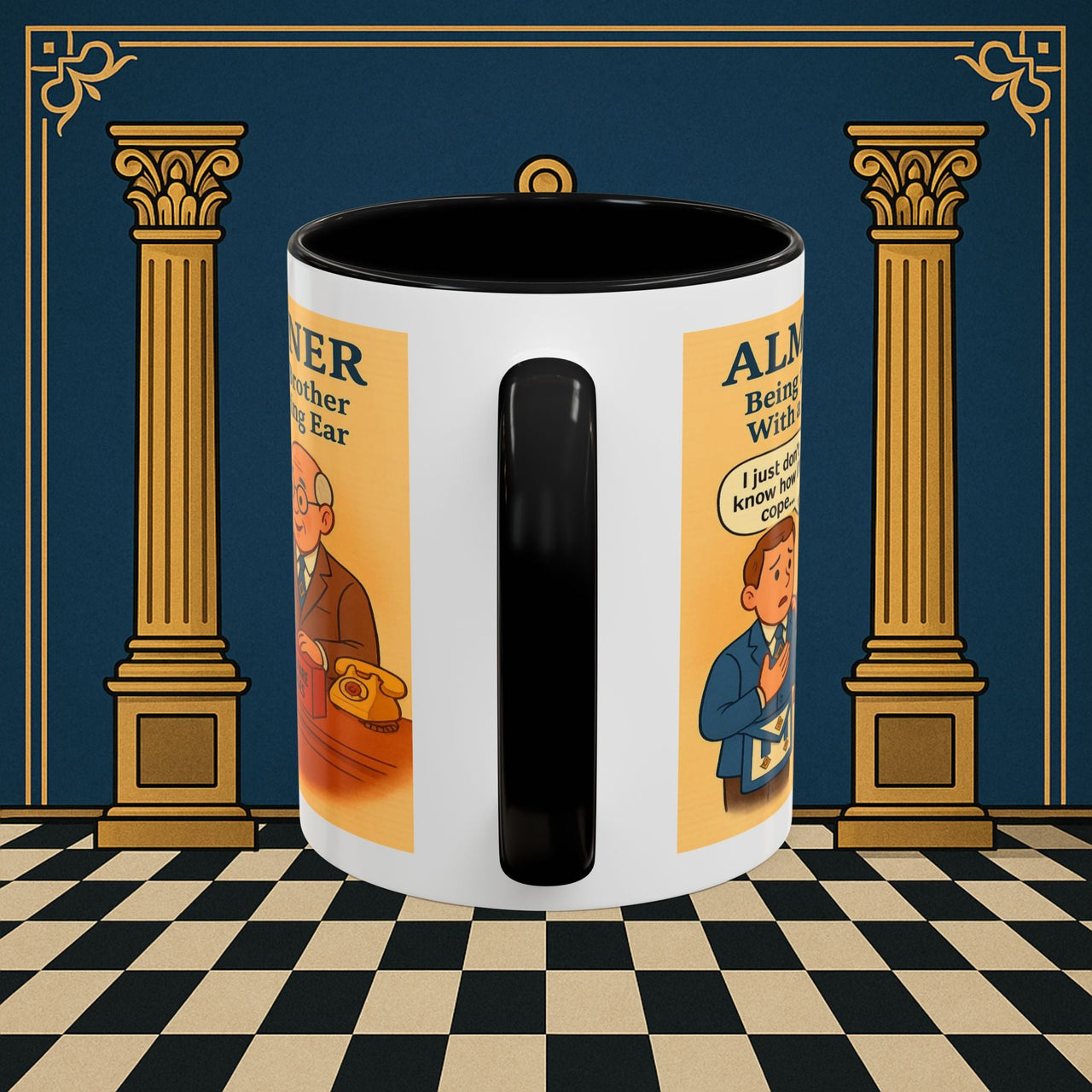 Masonic Mugs - Brotherly Welfare - Almoner Printify