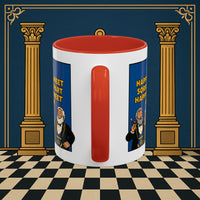 Masonic Mugs Ready to Go – Happy to Meet Again (Accent Coloured 11oz Mug) Printify