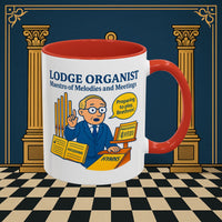Masonic Mugs - Maestro of Melodies - Organist Printify