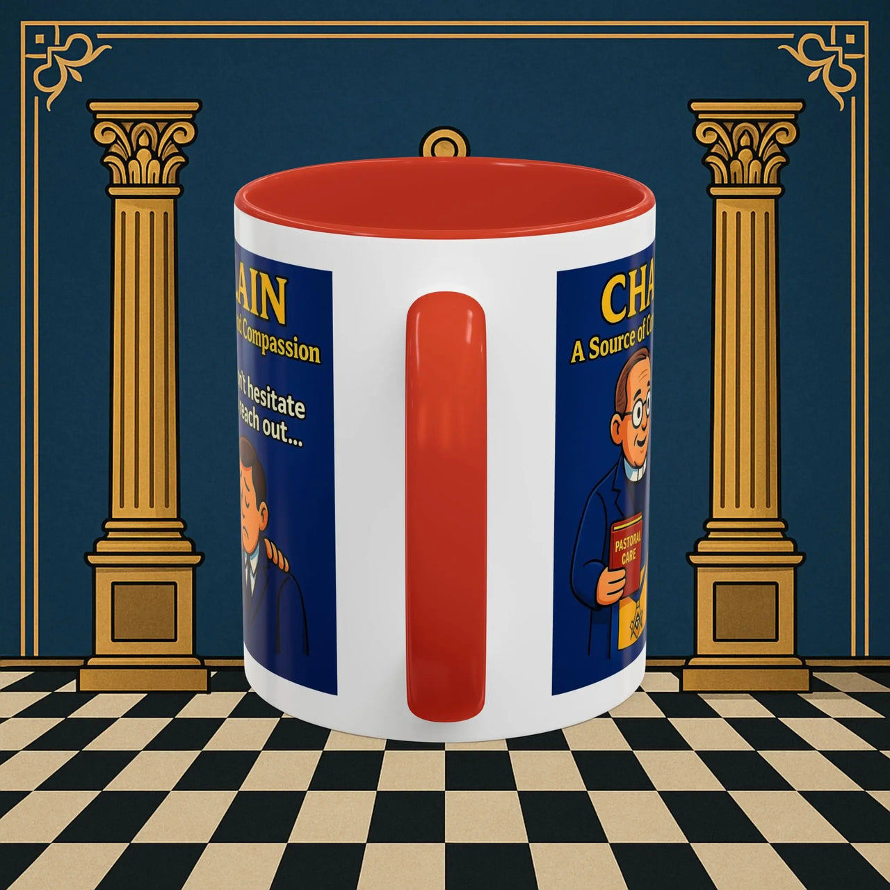 Masonic Mugs - Healing Hearts - Chaplain Printify