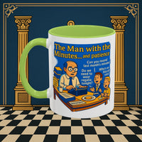 Masonic Mugs - Bureaucratic Blues - Secretary Printify
