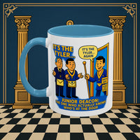 Masonic Mugs - Masonic Mysteries Unveiled: Lodge Leadership Comedy, Junior Deacon Printify