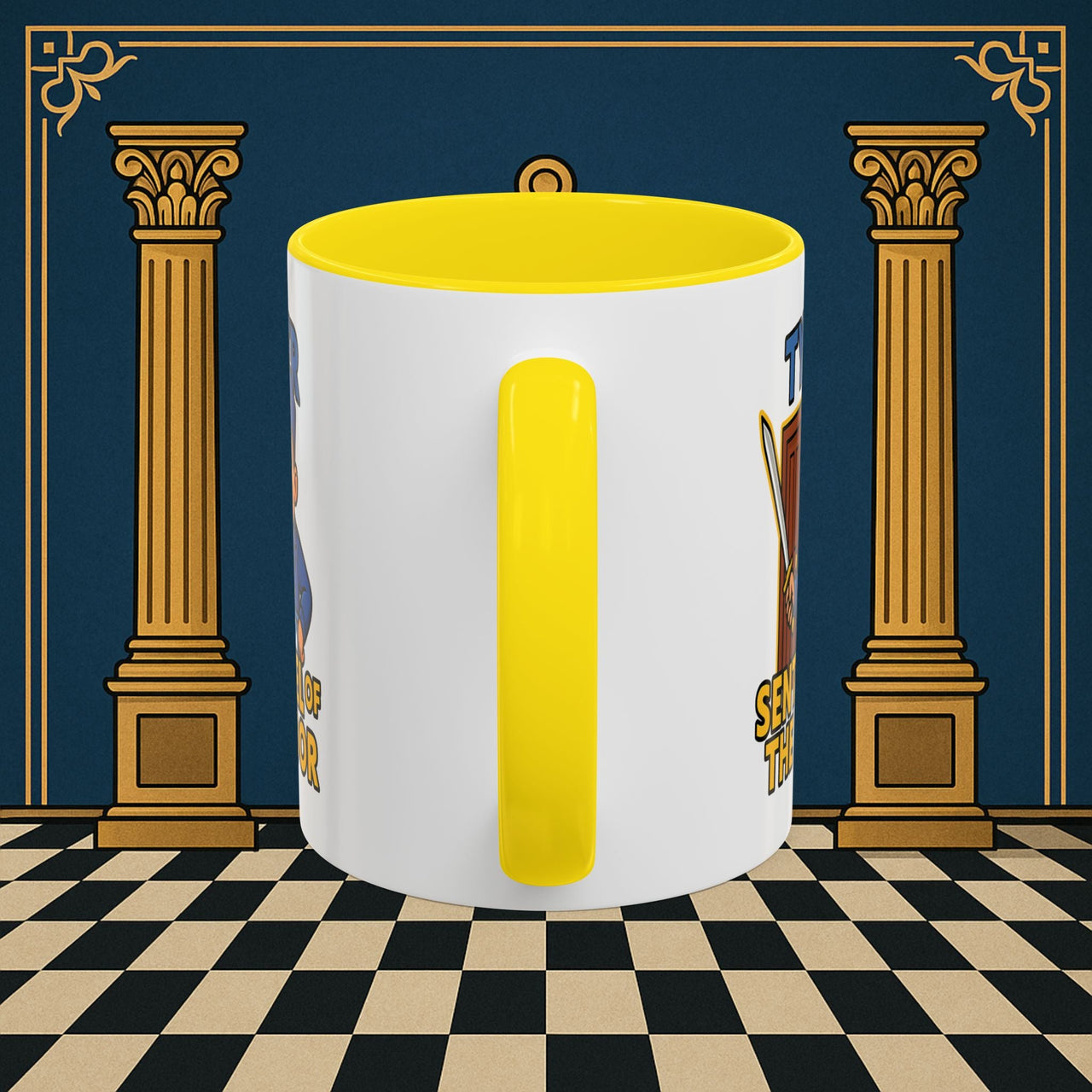 Masonic Mugs - Tyler's Watchful Guard - Tyler Printify