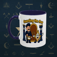 Masonic Mugs - Guarding the Door - Tyler Printify