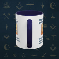 Masonic Mugs Ready to Go – Least Favourite App (Accent Coloured 11oz Mug) Printify