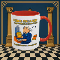 Masonic Mugs - Lodge Organist at the Ready - Organist Printify