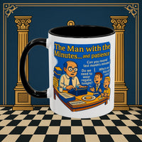 Masonic Mugs - Bureaucratic Blues - Secretary Printify