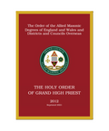 ALLIED MASONIC DEGREES RITUAL No.5 - THE HOLY ORDER OF GRAND HIGH PRIEST Riverside Regalia