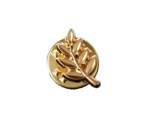 ACACIA LEAF MASONIC TINY LAPEL PIN Riverside Regalia