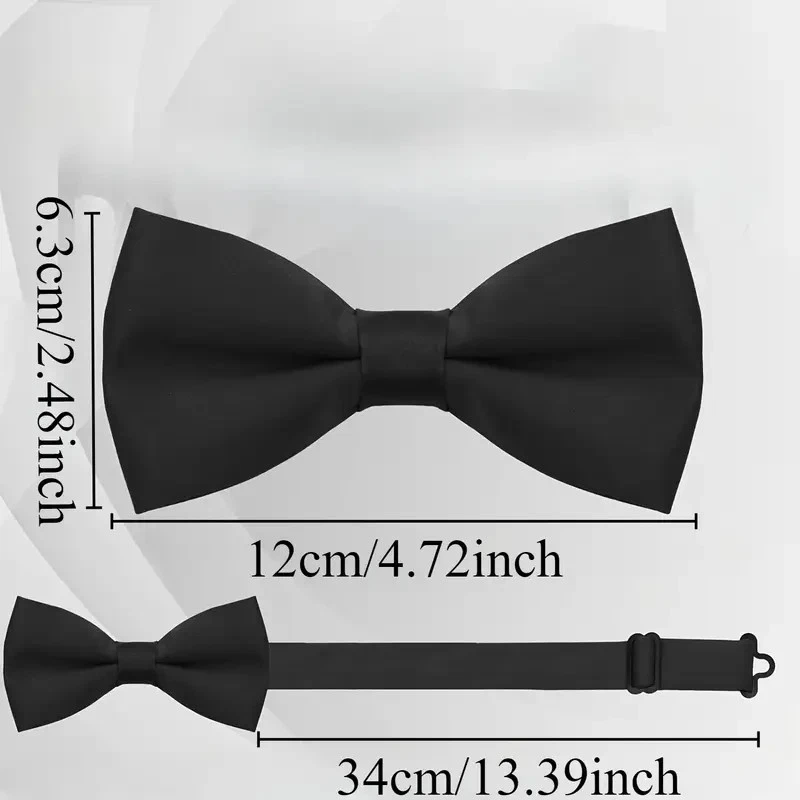 CLASSIC BLACK BOW TIE Riverside Regalia