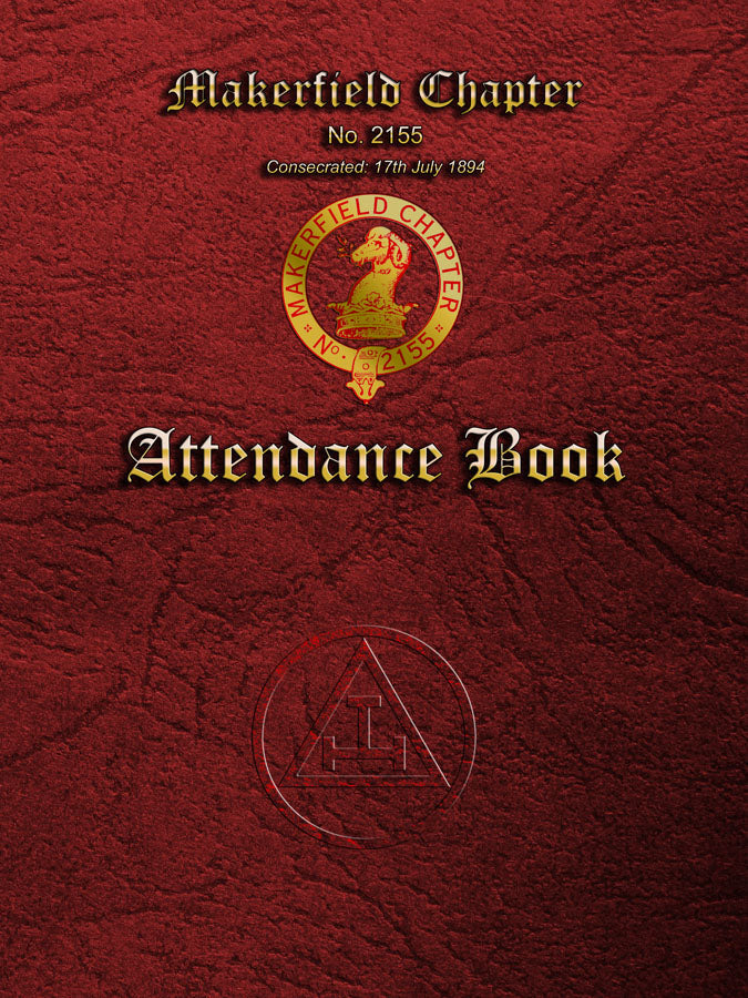 Masonic Attendance Book - Royal Arch Raven Masonic
