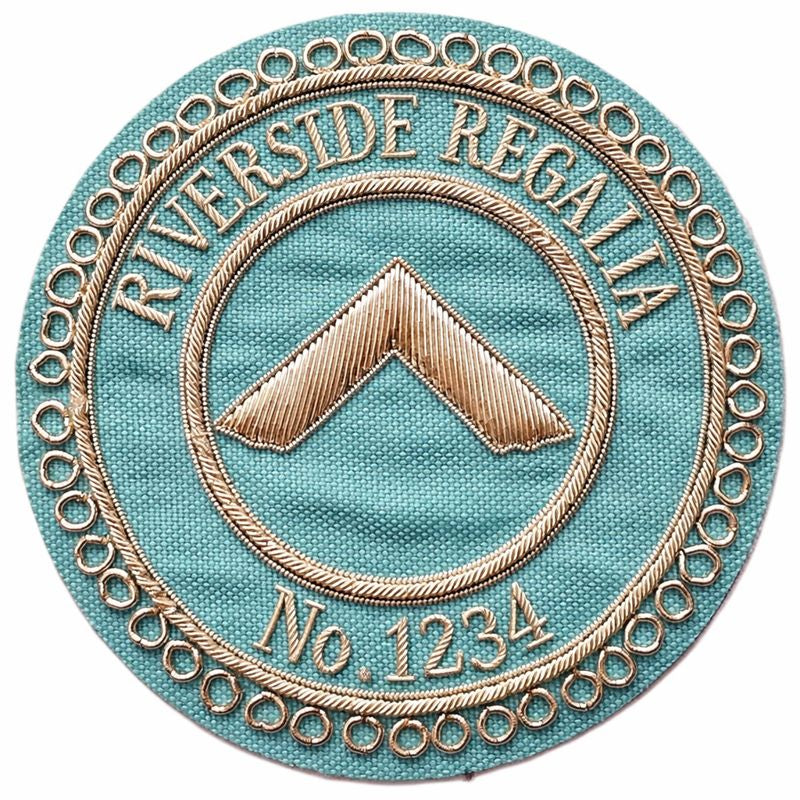 CRAFT LIGHT BLUE MASONIC APRON BADGE Riverside Regalia