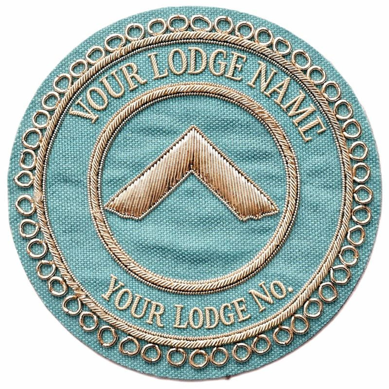 CRAFT LIGHT BLUE MASONIC APRON BADGE Riverside Regalia