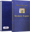 Masonic Attendance Book - Craft - Grand Lodge of Israel Raven Masonic