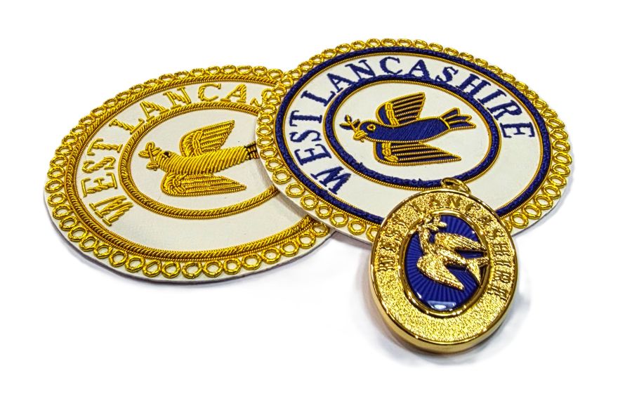 CRAFT PROVINCIAL & DISTRICT APRON BADGES & COLLAR JEWEL Riverside Regalia