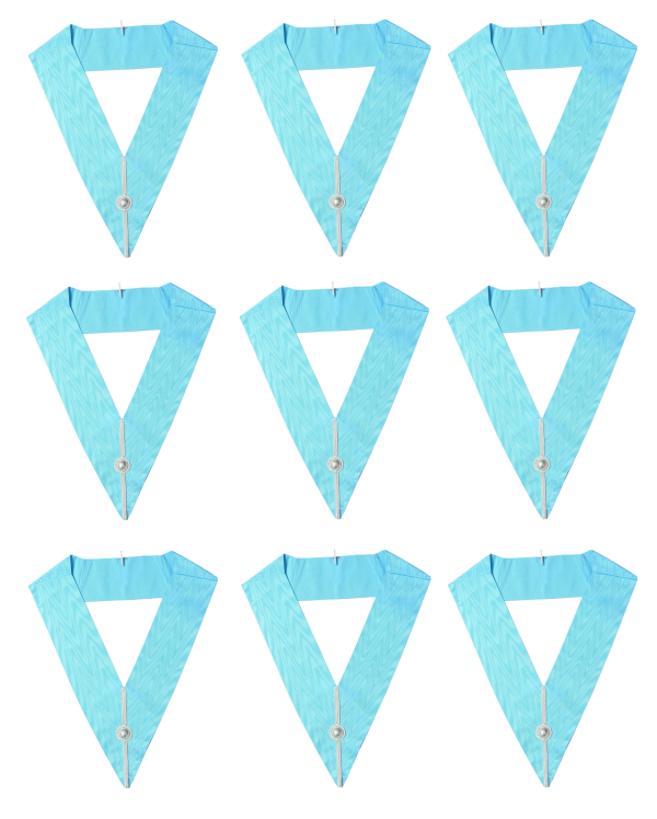 CRAFT LODGE OFFICER COLLARS - SET OF 9 Riverside Regalia