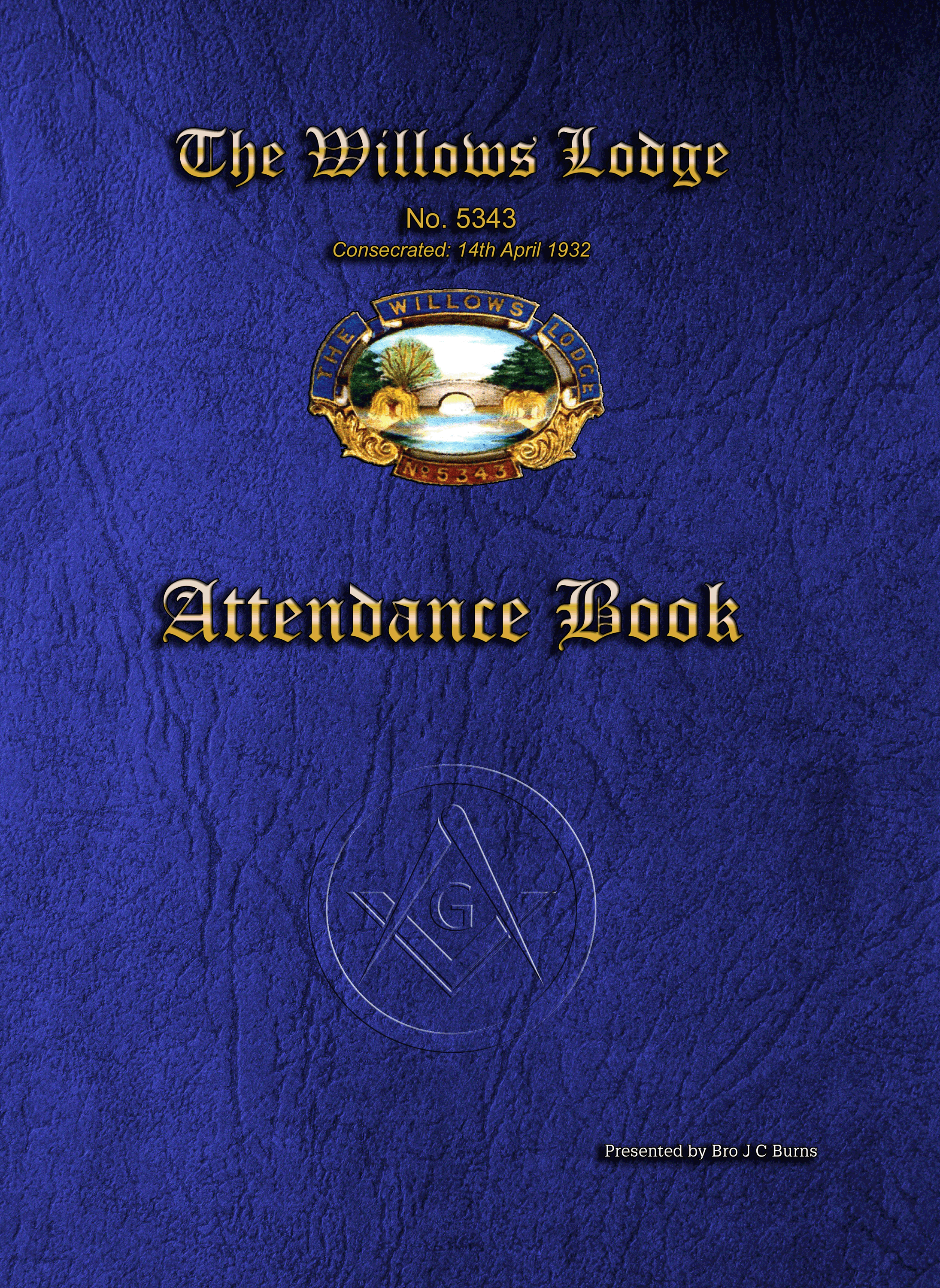 Masonic Attendance Book - Craft Raven Masonic