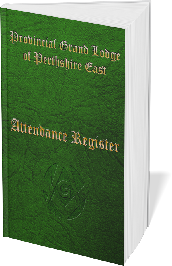 Masonic Attendance Book - Craft (Provincial Scotland) Raven Masonic