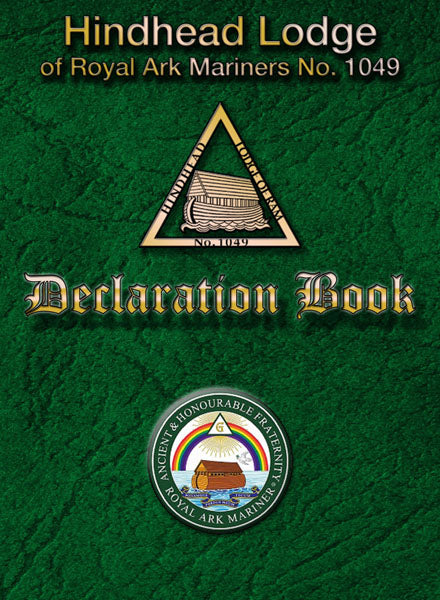 Masonic Declaration Book - Royal Ark Mariner (RAM) Raven Masonic