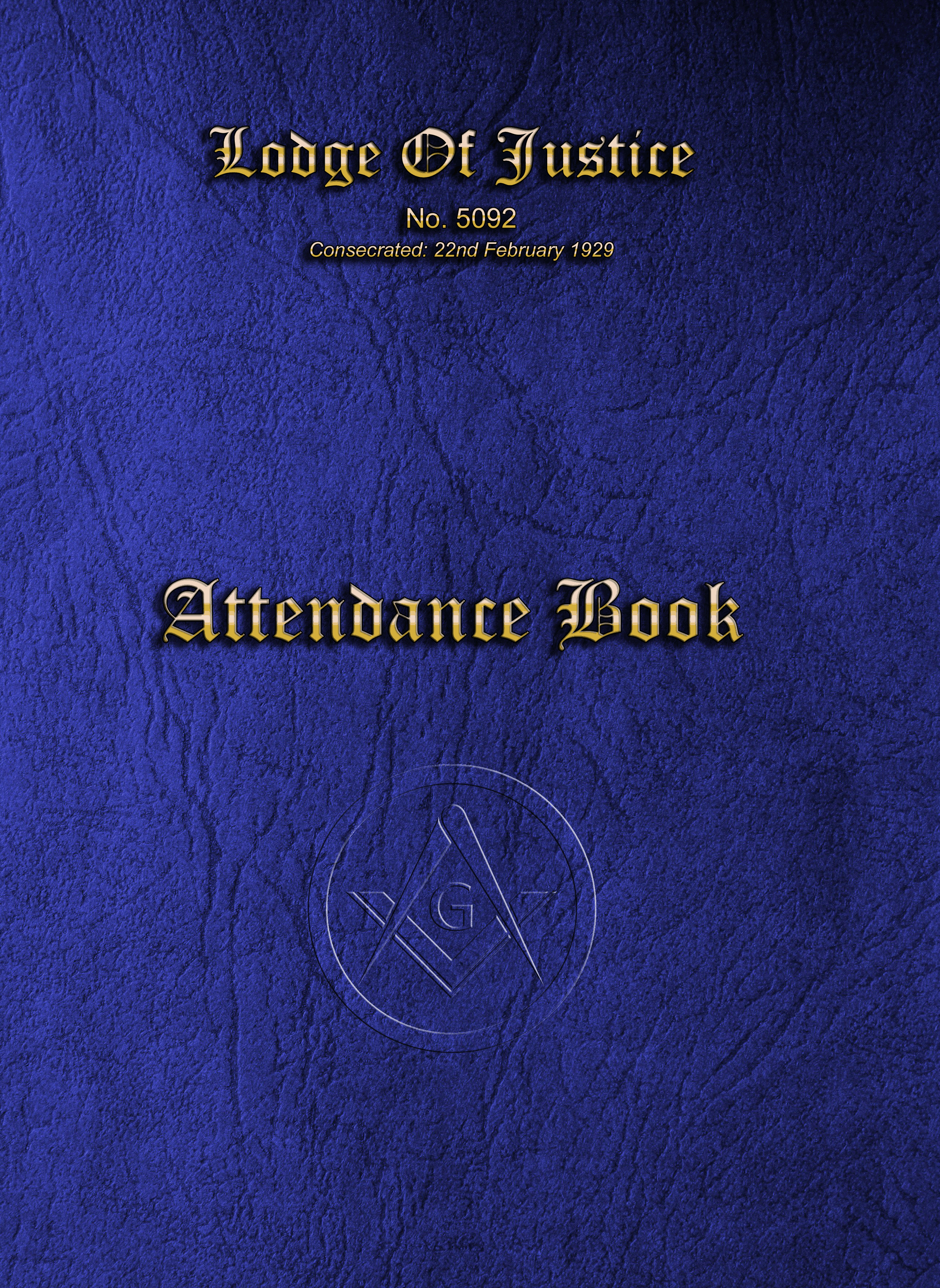 Masonic Attendance Book - Craft Raven Masonic