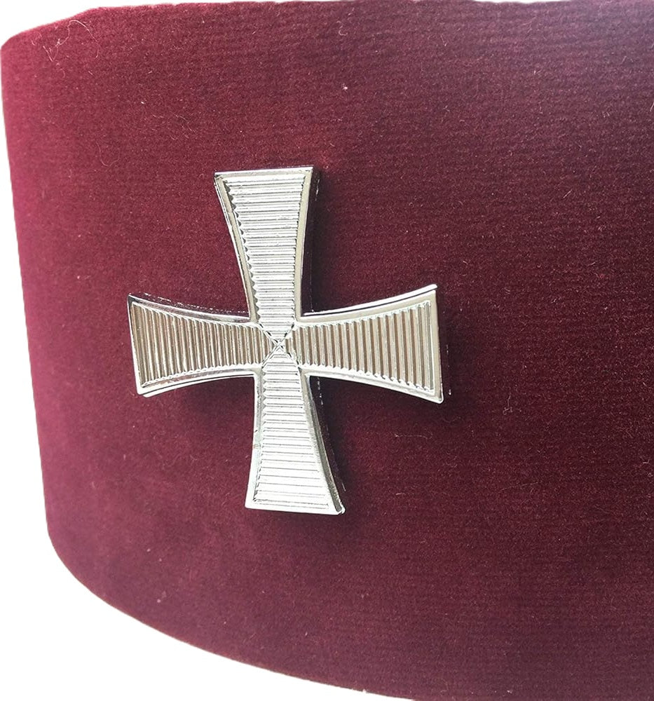 KNIGHTS TEMPLAR CAP WITH BADGE Riverside Regalia