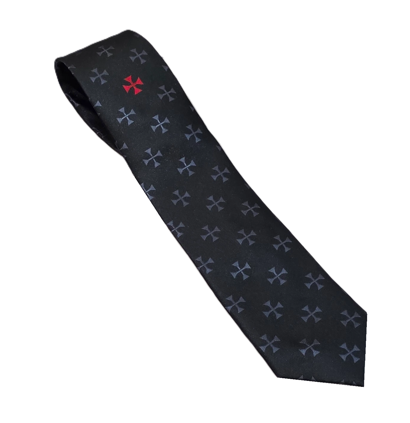 KNIGHTS TEMPLAR BLACK NECK TIE Riverside Regalia