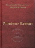 Royal Arch Chapter (US) – York Rite – Attendance Register Raven Masonic