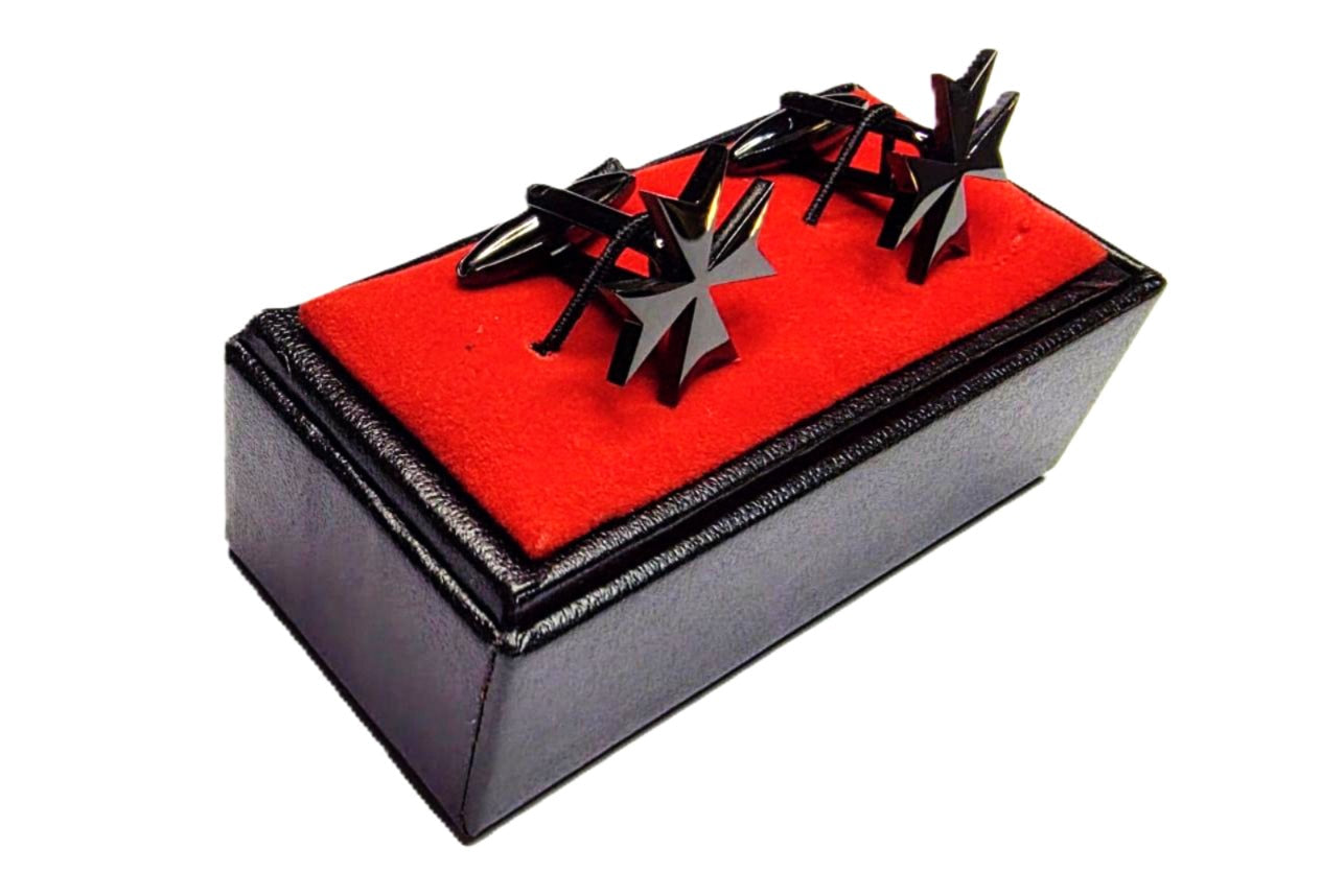 KNIGHTS OF MALTA CROSS CUFFLINKS Riverside Regalia