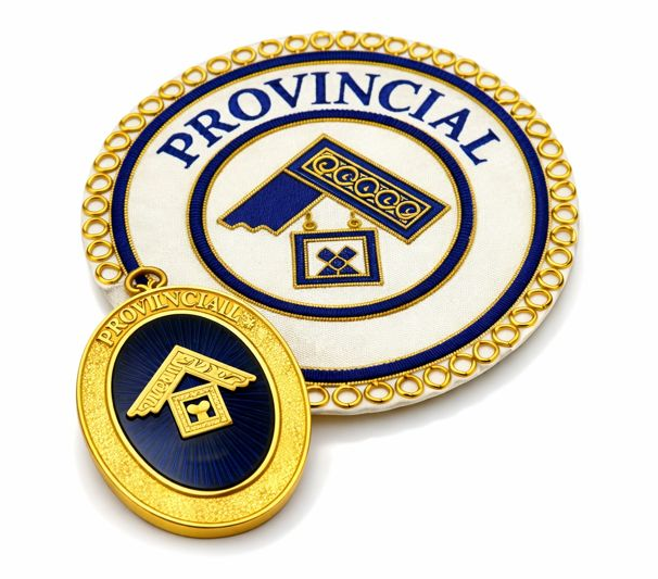 LADY FREEMASON CRAFT PROVINCIAL UNDRESS APRON BADGE & COLLAR JEWEL Riverside Regalia