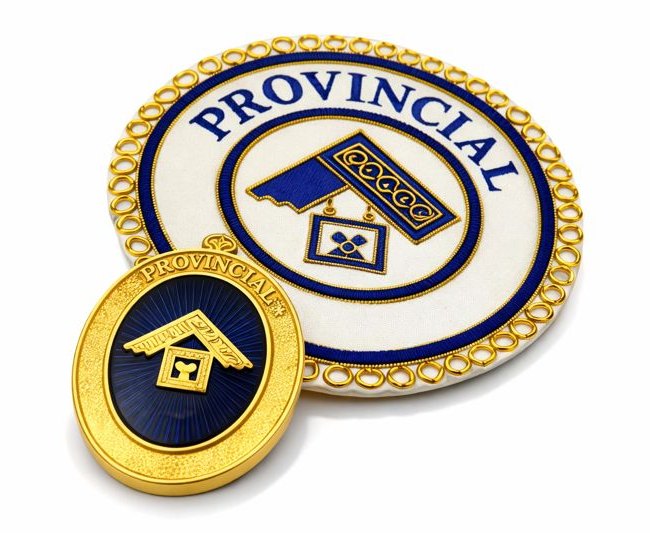 LADY FREEMASON CRAFT PROVINCIAL UNDRESS APRON BADGE & COLLAR JEWEL Riverside Regalia