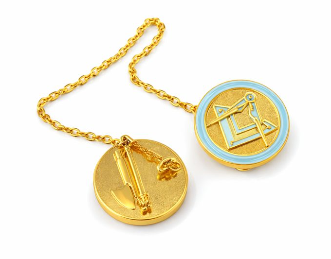 LADY FREEMASON GOWN CLIP & CHAIN Riverside Regalia